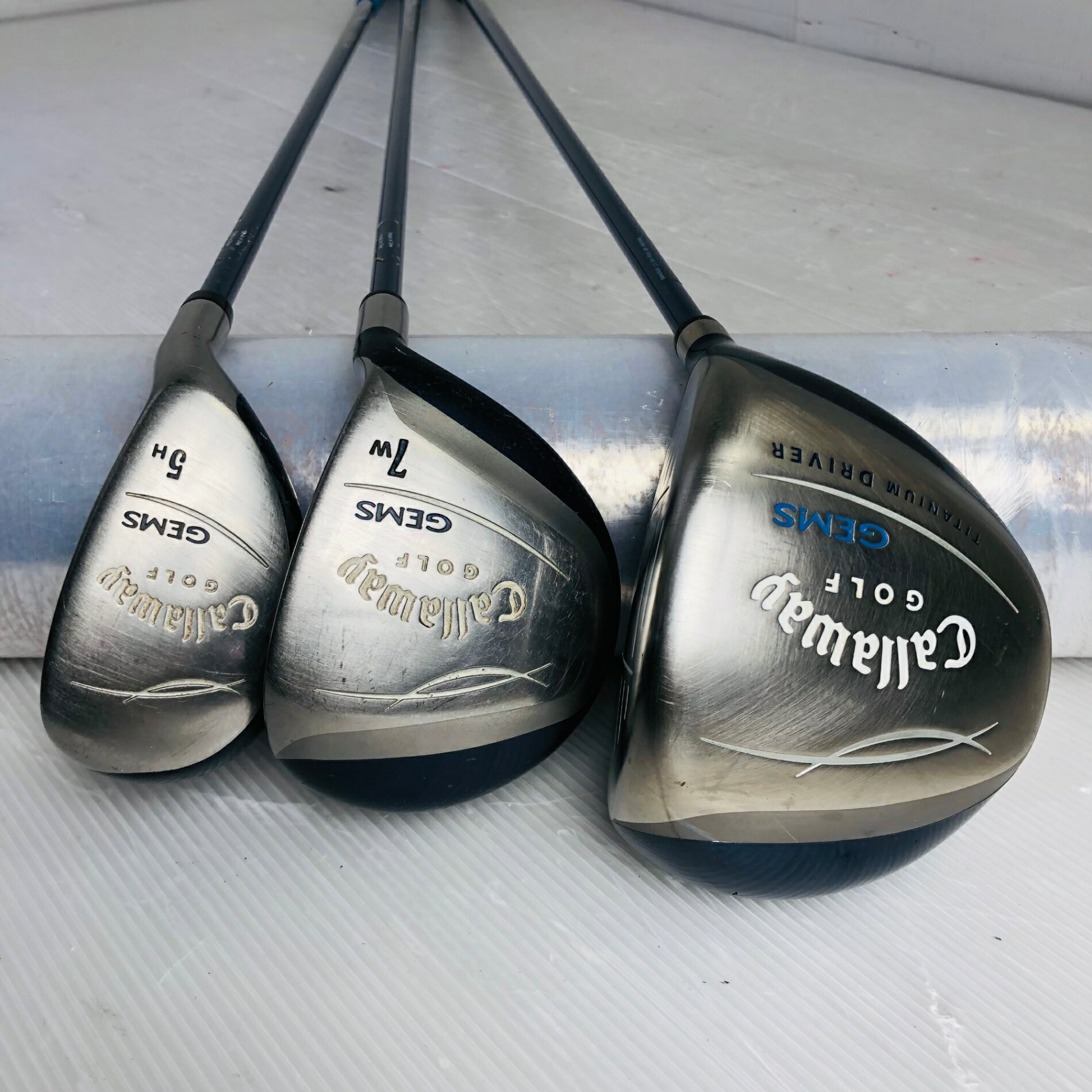 【保証付】【中古】 レディース Callaway キャロウェイ GEMS ジェムズ ゴルフクラブセット ゴルフセット クラブセット 初心者 入門 右利き パター付 安価 83Y-118