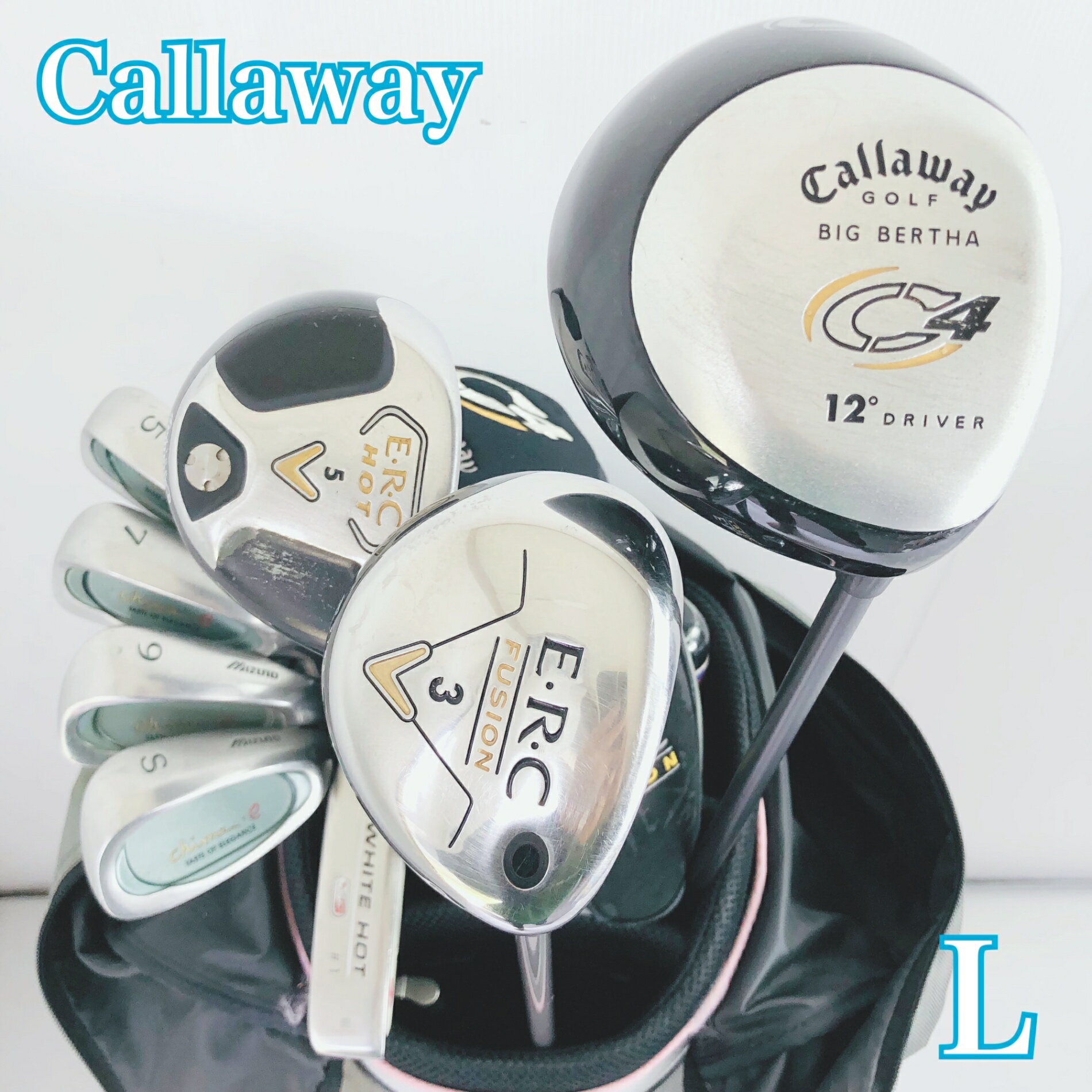 【保証付】【中古】 レディース Callaway キャロウェイ MIZUNO ミズノ ゴルフクラ...