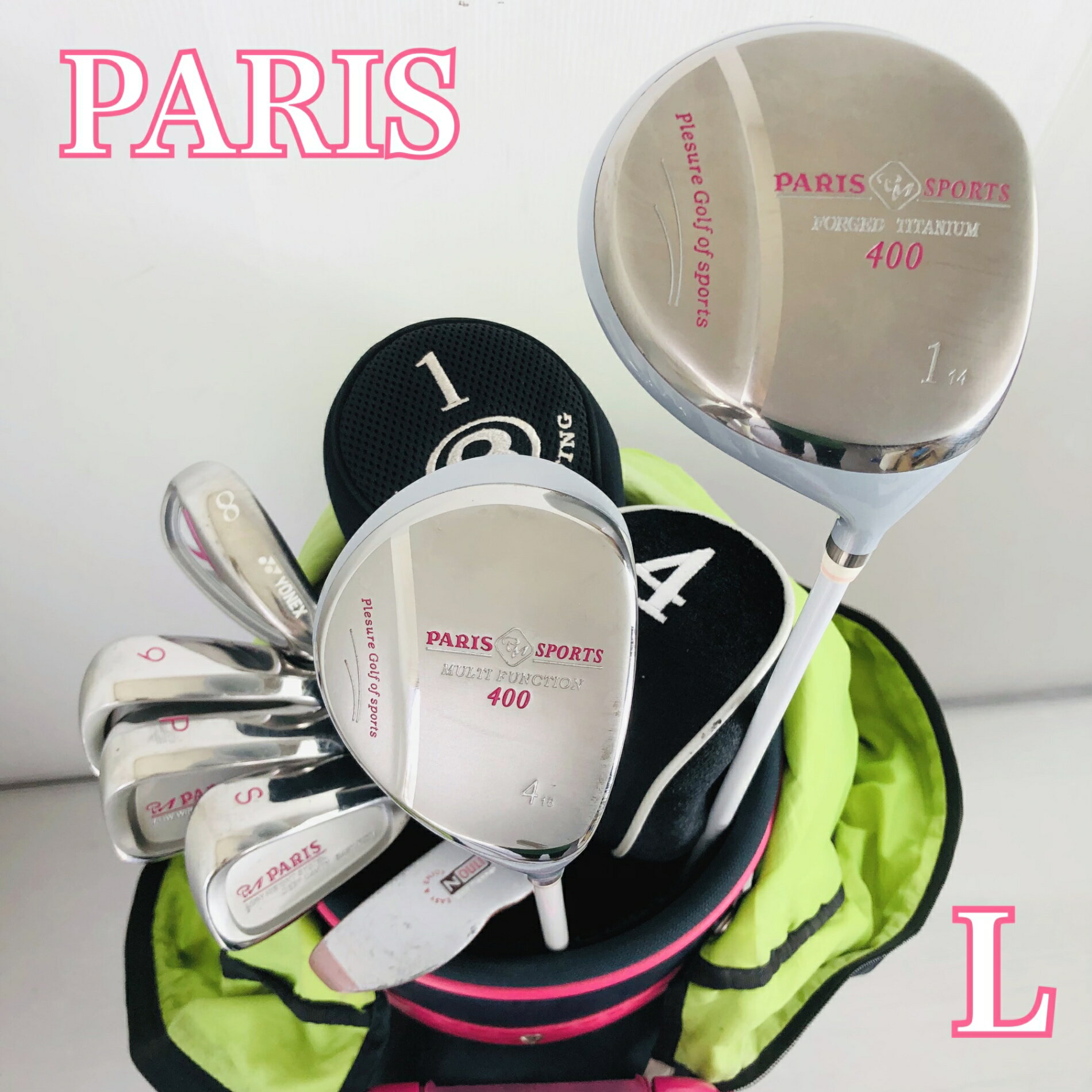 【保証付】【中古】 レディース PARIS パリス YONEX ヨネックス ゴルフクラブセッ...