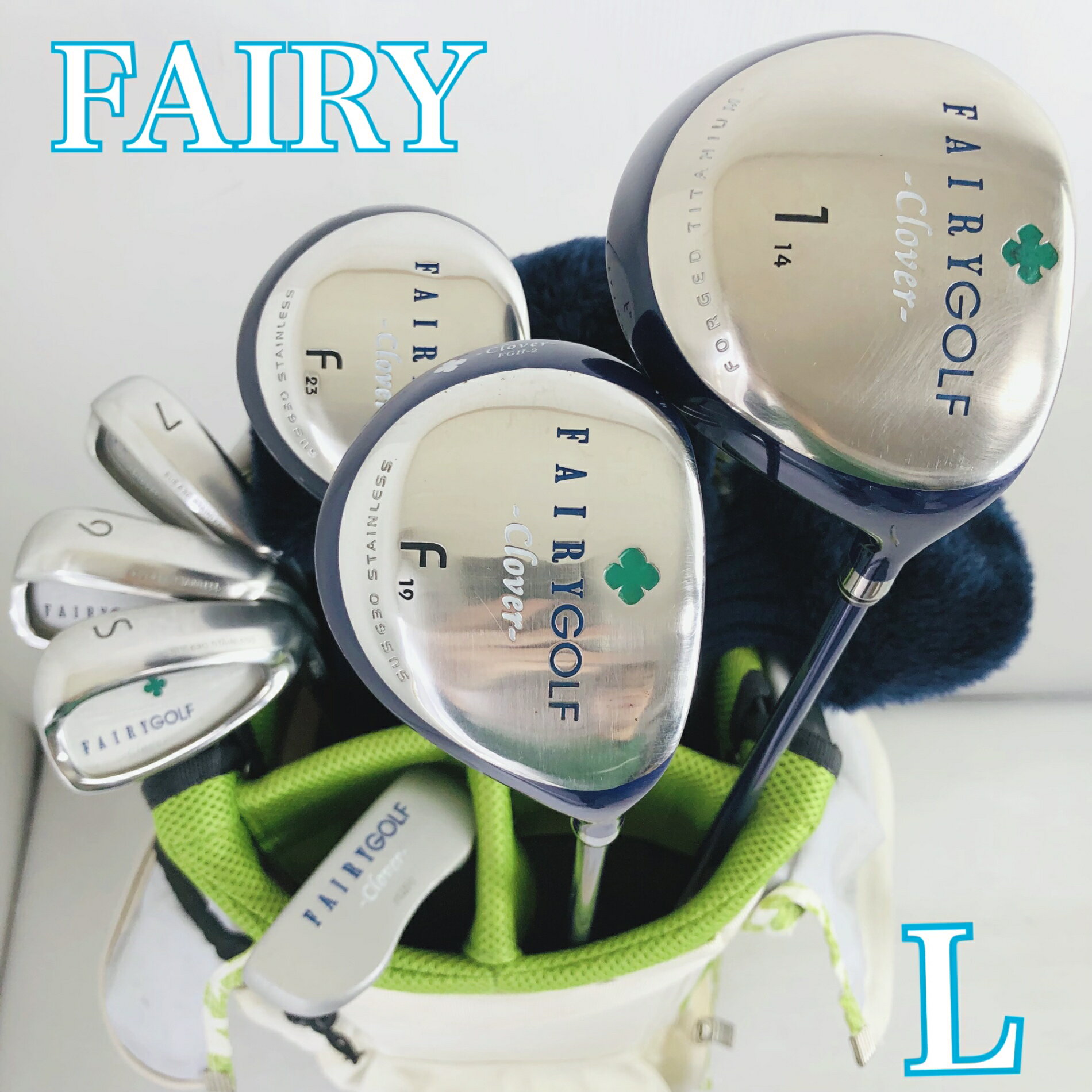【保証付】【中古】 レディース FAIRY フェアリー Clover クローバー ゴルフクラブ...