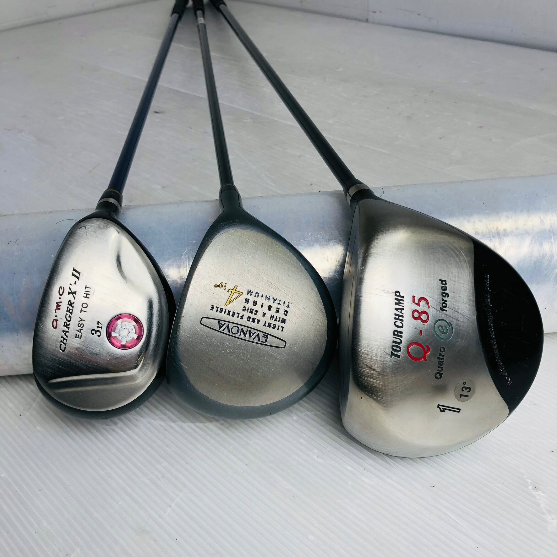 【保証付】【中古】 レディース TOUR CHAMP ツアーチャンプ MIZUNO ミズノ EVANOVA ゴルフクラブセット ゴルフセット クラブセット 初心者 入門 右利き パター付 安価 83Y-128