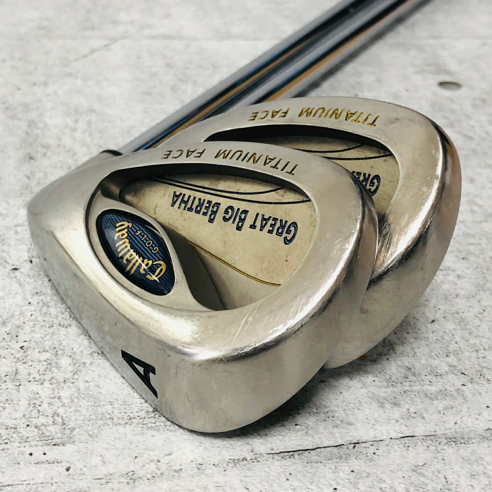 Rakuten - 【保証付】【中古】 Callaway キャロウェイ GREAT BIG BERTHA グレートビッグバーサ AW SW 2本 アイアン メンズ ゴルフ クラブ ウェッジ 初心者 入門 単品