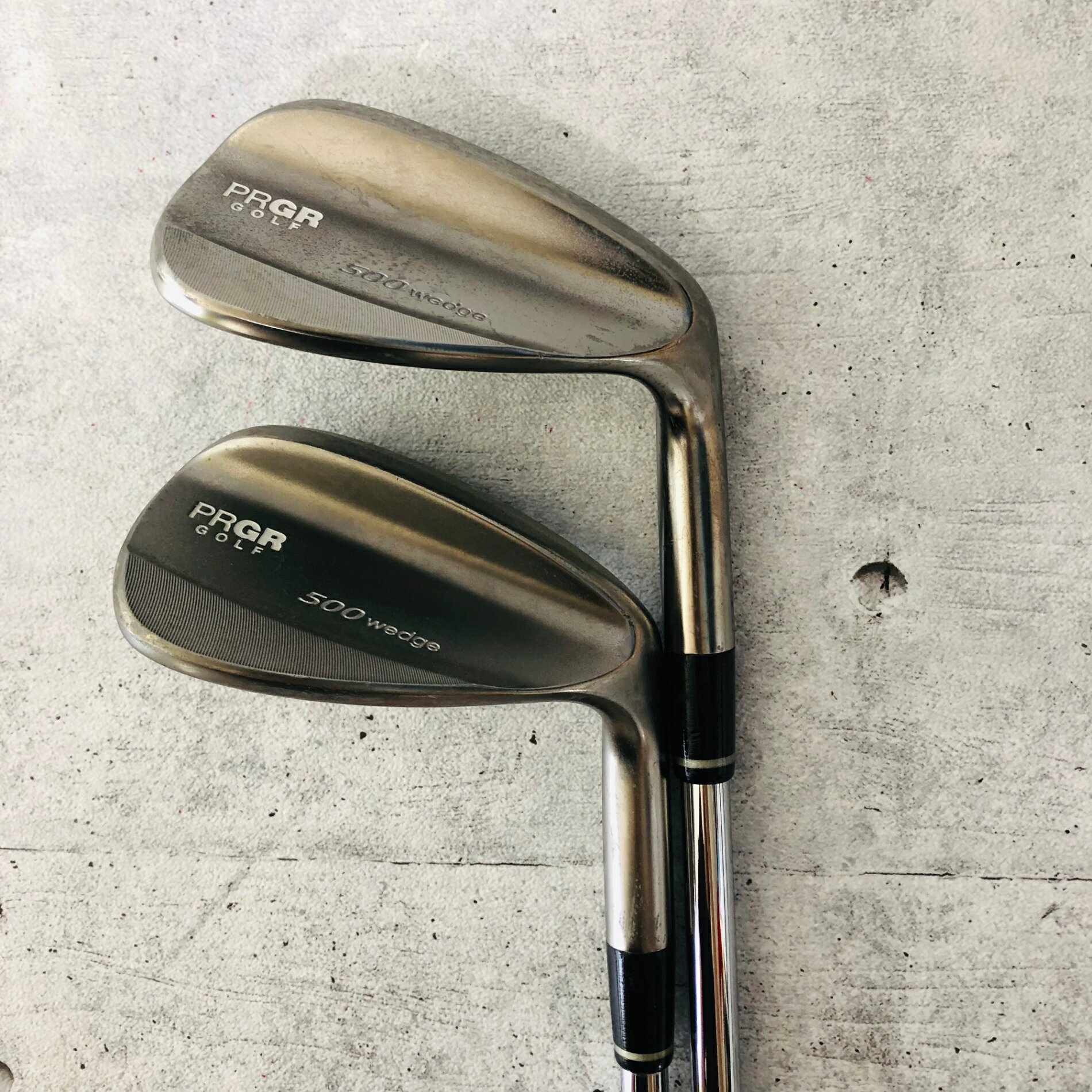 【保証付】【中古】 PRGR プロギア 500 wedge 52° 57° 2本 メンズ ゴルフ クラブ ウェッジ 初心者 入門 単品
