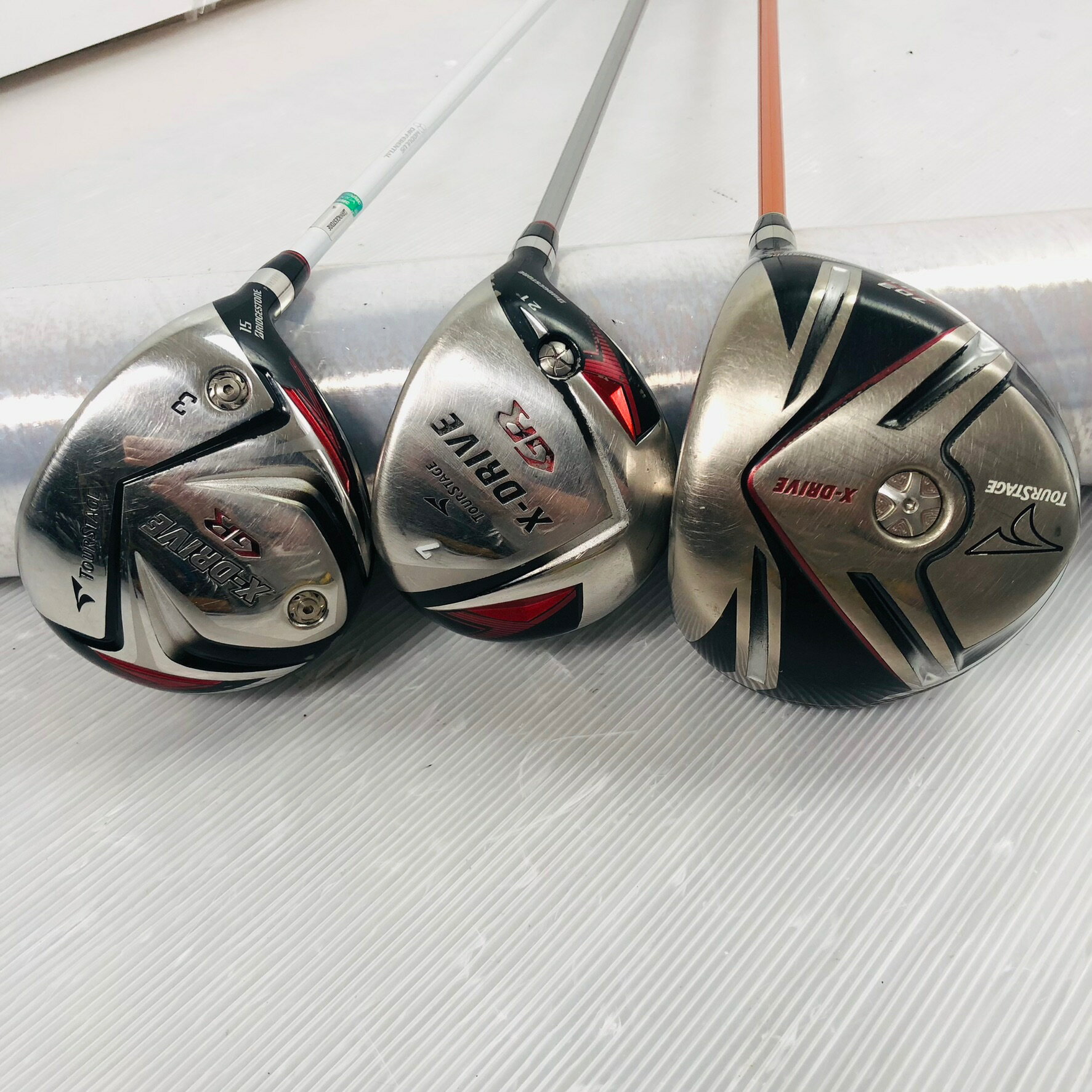 【保証付】【中古】キャディバッグ付 豪華 　本 BRIDGESTONE ブリヂストン　TOUR S...