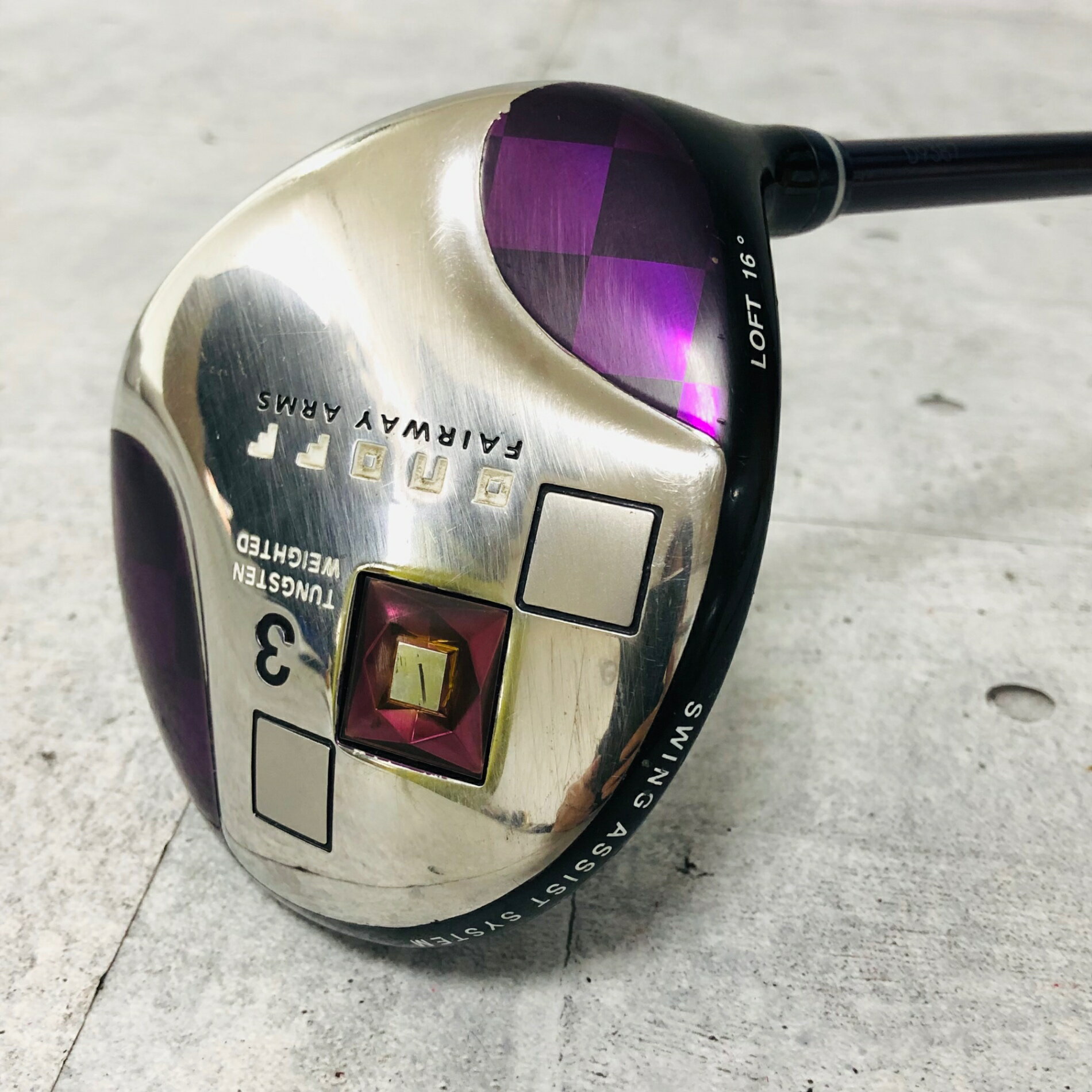 【保証付】【中古】 レディース ONOFF オノフ FAIRWAY ARMS フェアウェイアームズ 3番 3W ゴルフ クラブ ウッド 初心者 入門