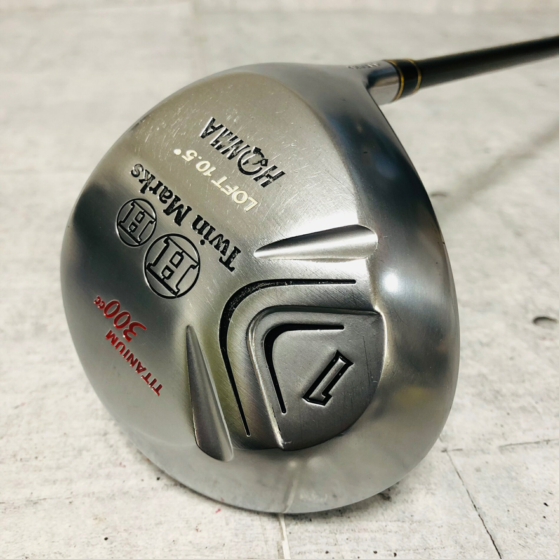 乐天商城 - 【保証付】【中古】 HONMA ホンマ Twin Marks ツインマークス TITANIUM 300cc 1W ドライバー 24K Wリング 4星 4S メンズ ゴルフ クラブ ウッド 初心者 入門