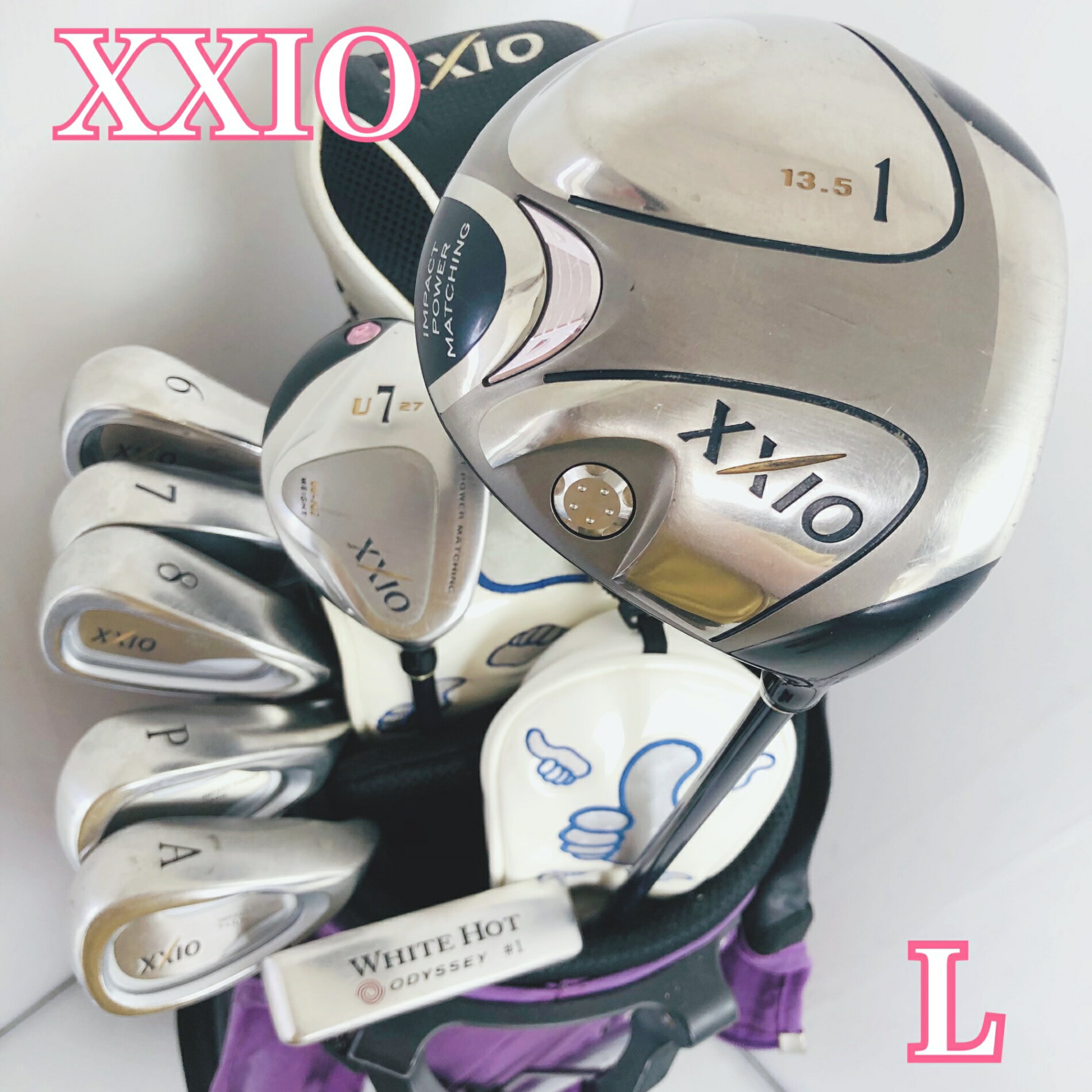 樂天商城 - 【保証付】【中古】 レディース DUNLOP ダンロップ XXIO ゼクシオ ゴルフクラブセット ゴルフセット クラブセット 初心者 入門 右利き パター付 安価　85Y-78