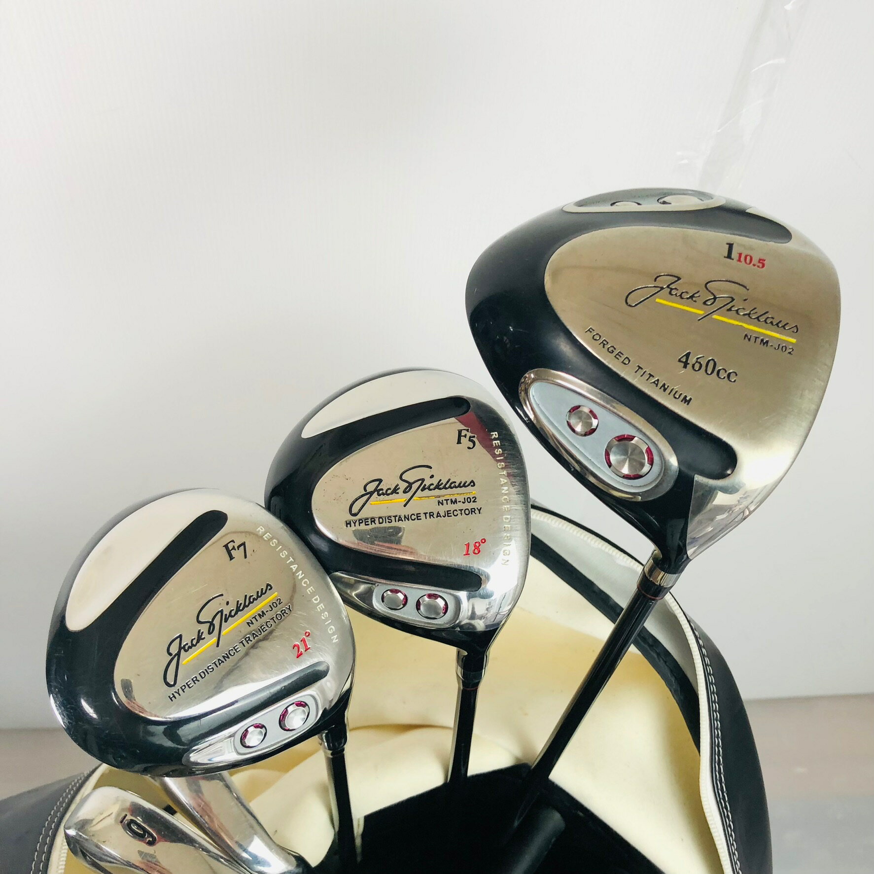 【中古】限定特価 激安 キャディバッグ付 Jack Nicklaus ジャックニクラウス SPALD...