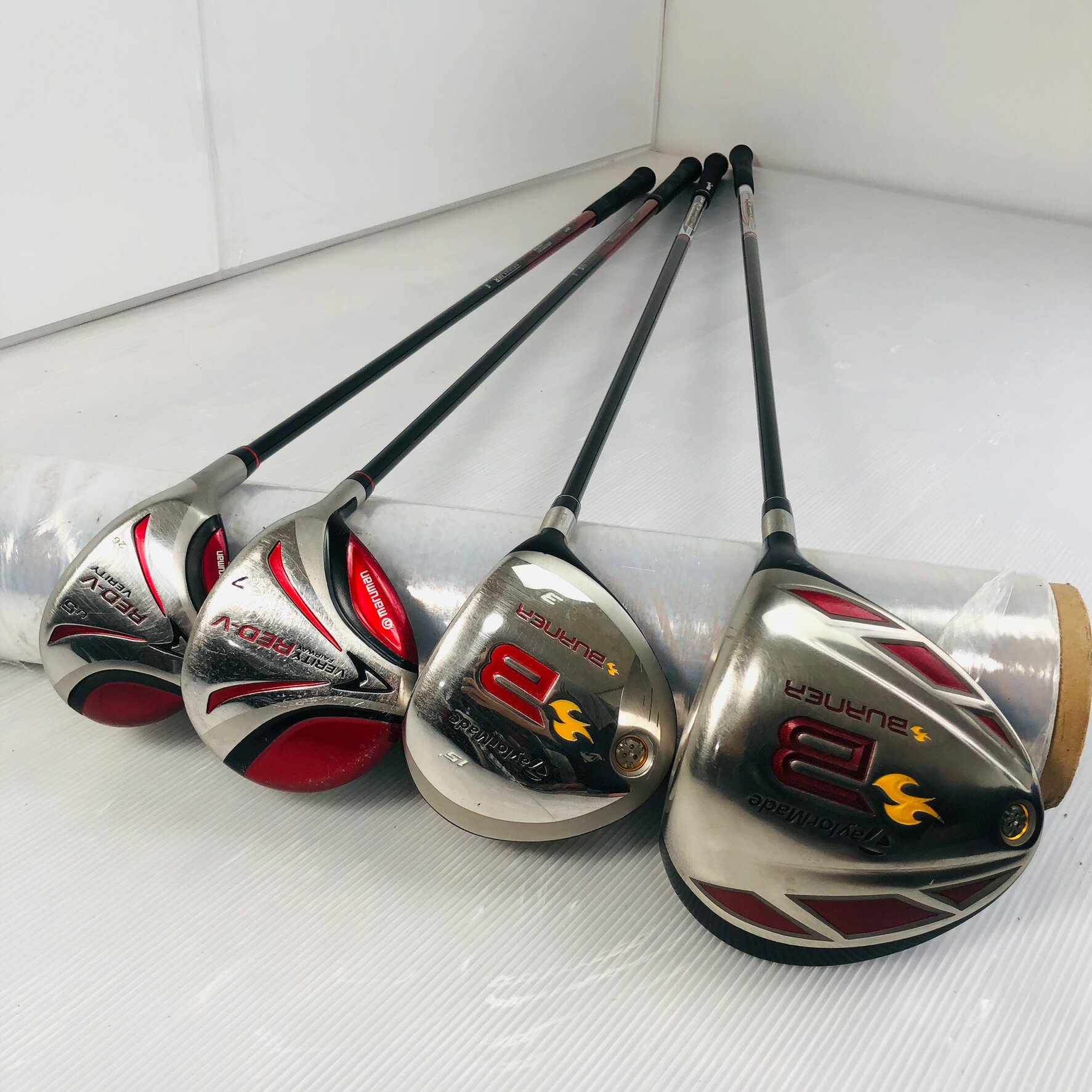 【保証付】【中古】キャディバッグ付 豪華 15本 TaylorMade テーラーメイド Maruma...