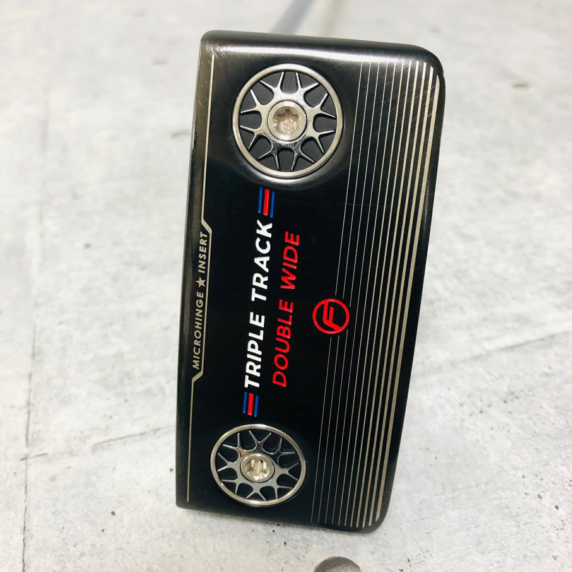 【保証付】【中古】 レディース 美品 ODYSSEY オデッセイ TRIPLE TRACK トリプルトラック DOUBLE WIDE ダブルワイド 33.5インチ ゴルフ クラブ パター 単品 初心者 入門