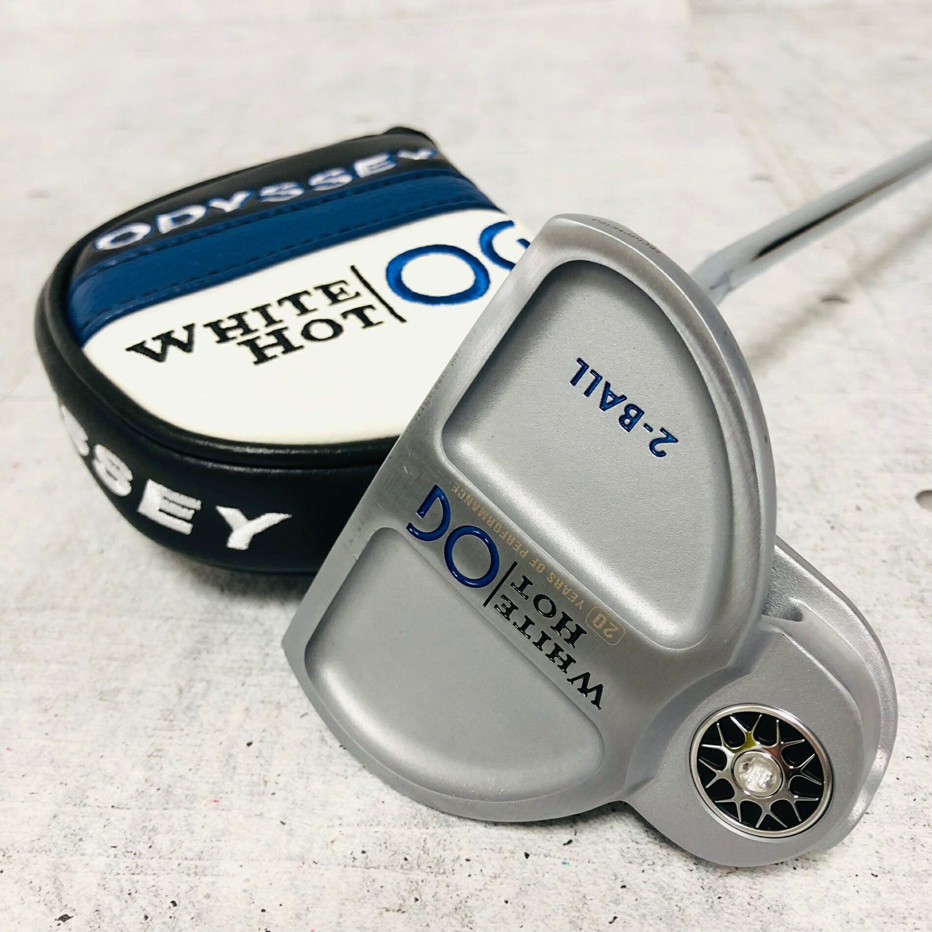 樂天商城 - 【保証付】【中古】 レディース 美品 ODYSSEY オデッセイ WHITE HOT ホワイトホット OG 2BALL 31.5インチ ゴルフ クラブ パター 単品 初心者 入門