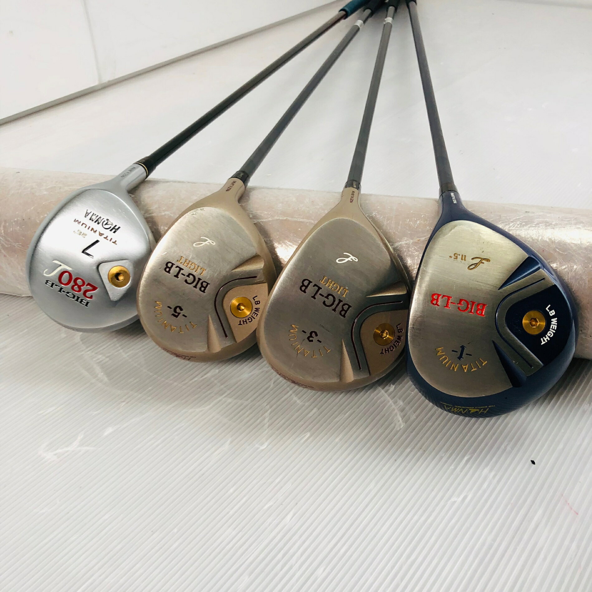 【保証付】【中古】 レディース HONMA ホンマ BIG-LB ゴルフクラブセット ゴルフセット クラブセット 初心者 入門 右利き パター付 安価 86Y-50