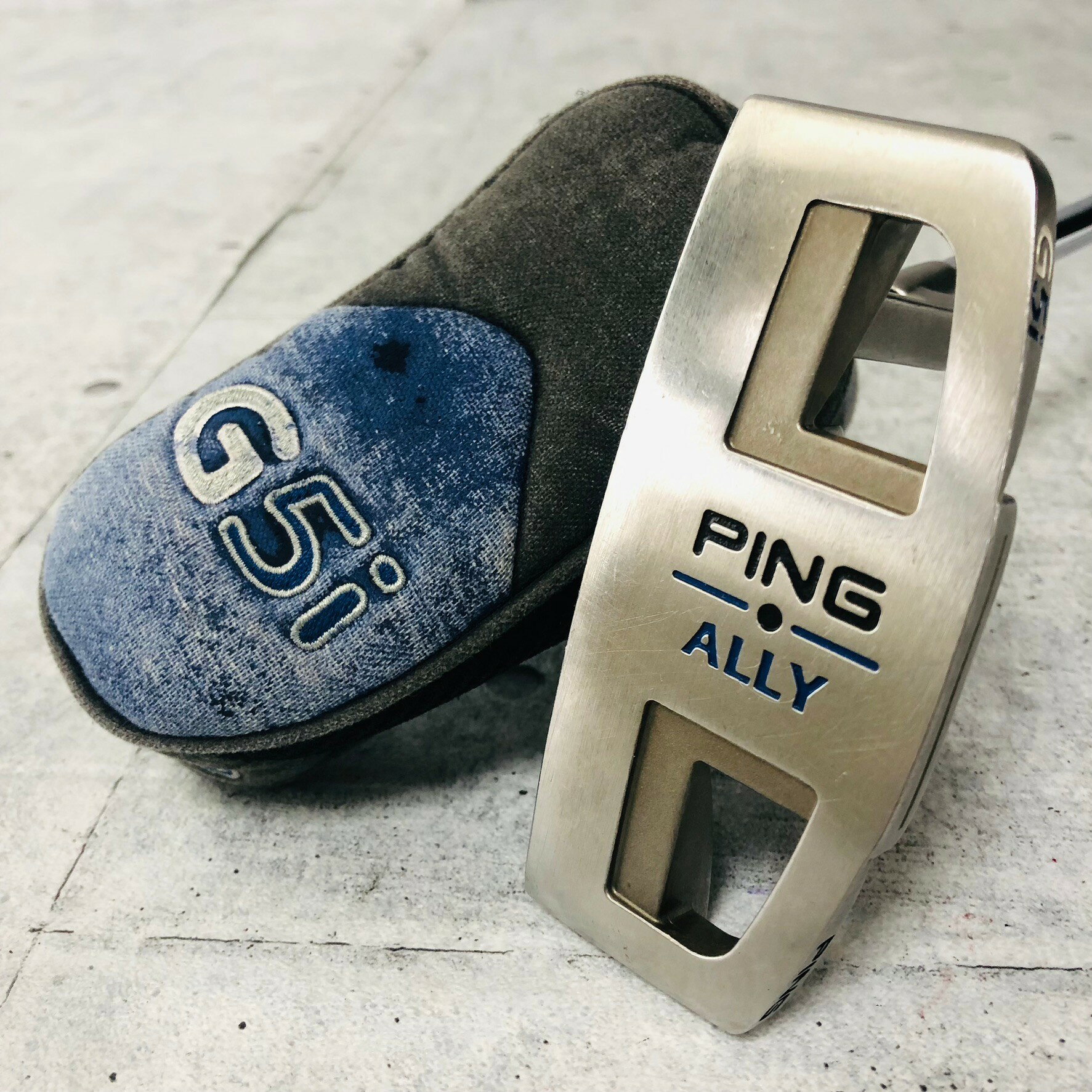 【保証付】【中古】 PING ピン G5i ALLY ジーファイブアイ アリー 34インチ 黒ドット メンズ ゴルフ クラブ パター 単品 初心者 入門