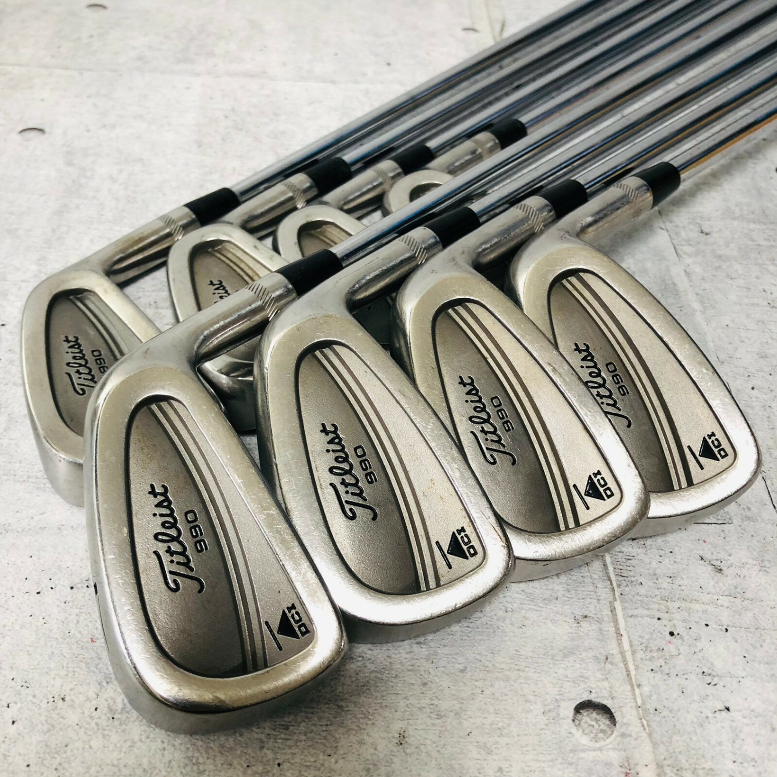 【保証付】【中古】 Titleist タイトリスト DCI 990 ディーシーアイ 8本 アイアン メンズ ゴルフ クラブ セット 初心者 入門 右利き