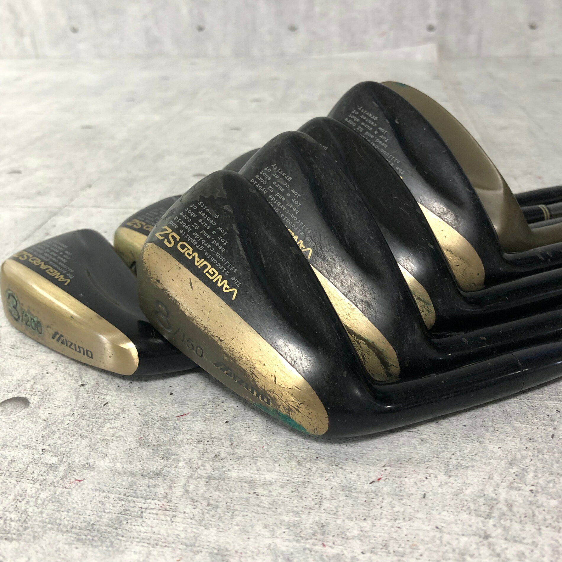 【保証付】【中古】 レフティー 左利き MIZUNO ミズノ VANGUARD SZ バンガード エスゼット 10本 アイアン メンズ ゴルフ クラブ セット 初心者 入門 右利き