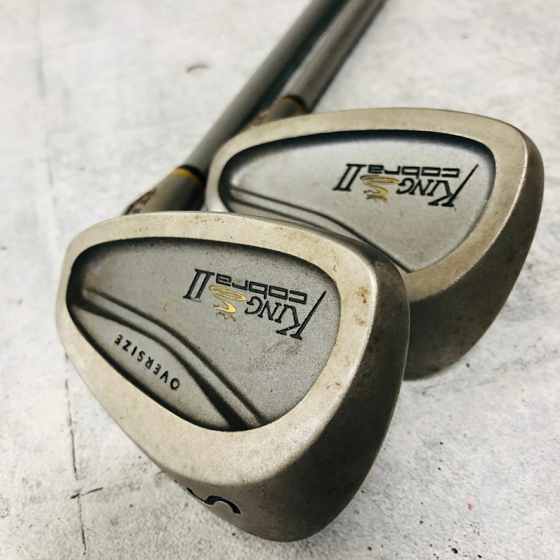 【保証付】【中古】 Cobra コブラ KING cobra 2 OVERSIZE キングコブラ 2 オーバーサイズ SW GW 2本 メンズ ゴルフ クラブ ウェッジ