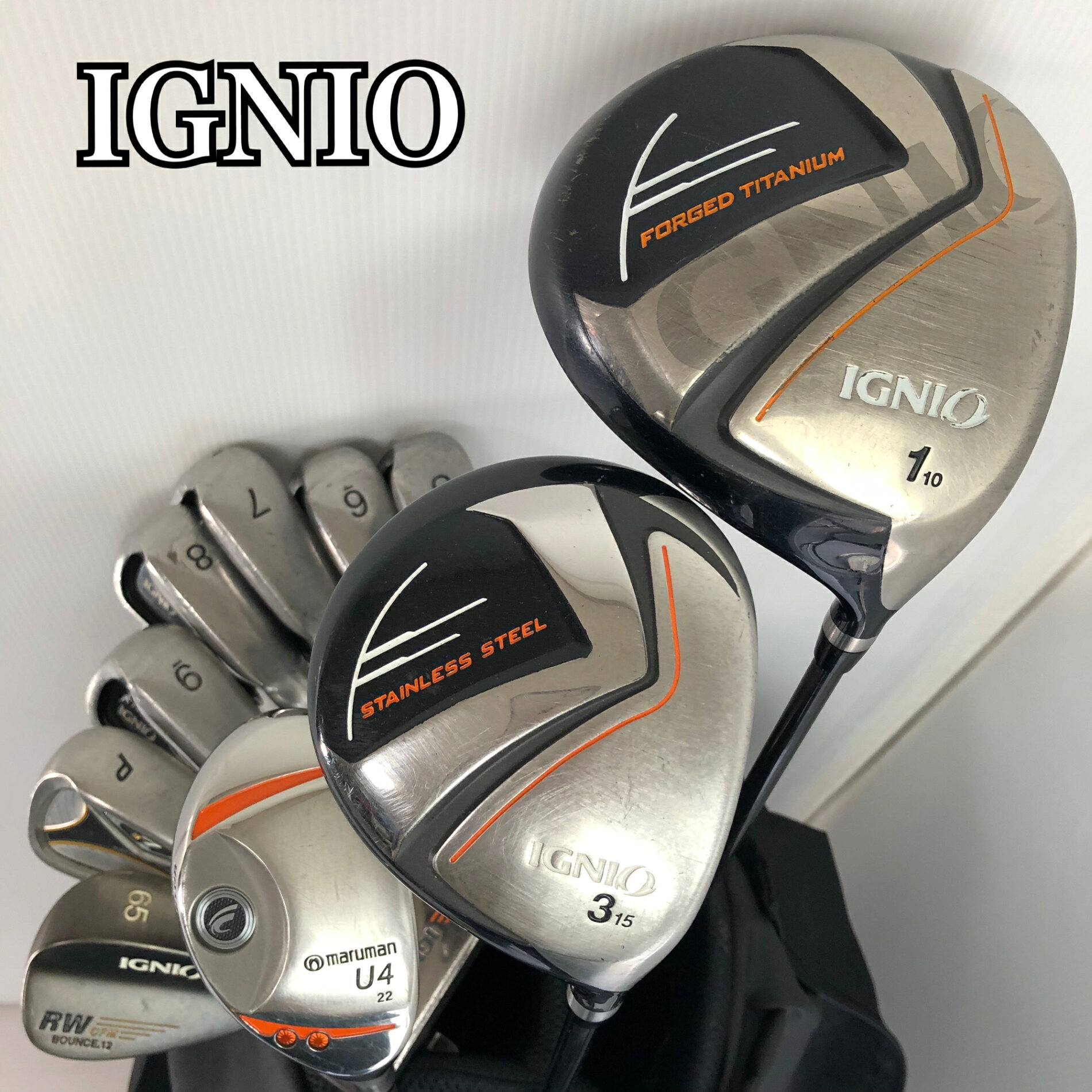 楽天市場】クラブ セット IGNIO ゴルフの通販