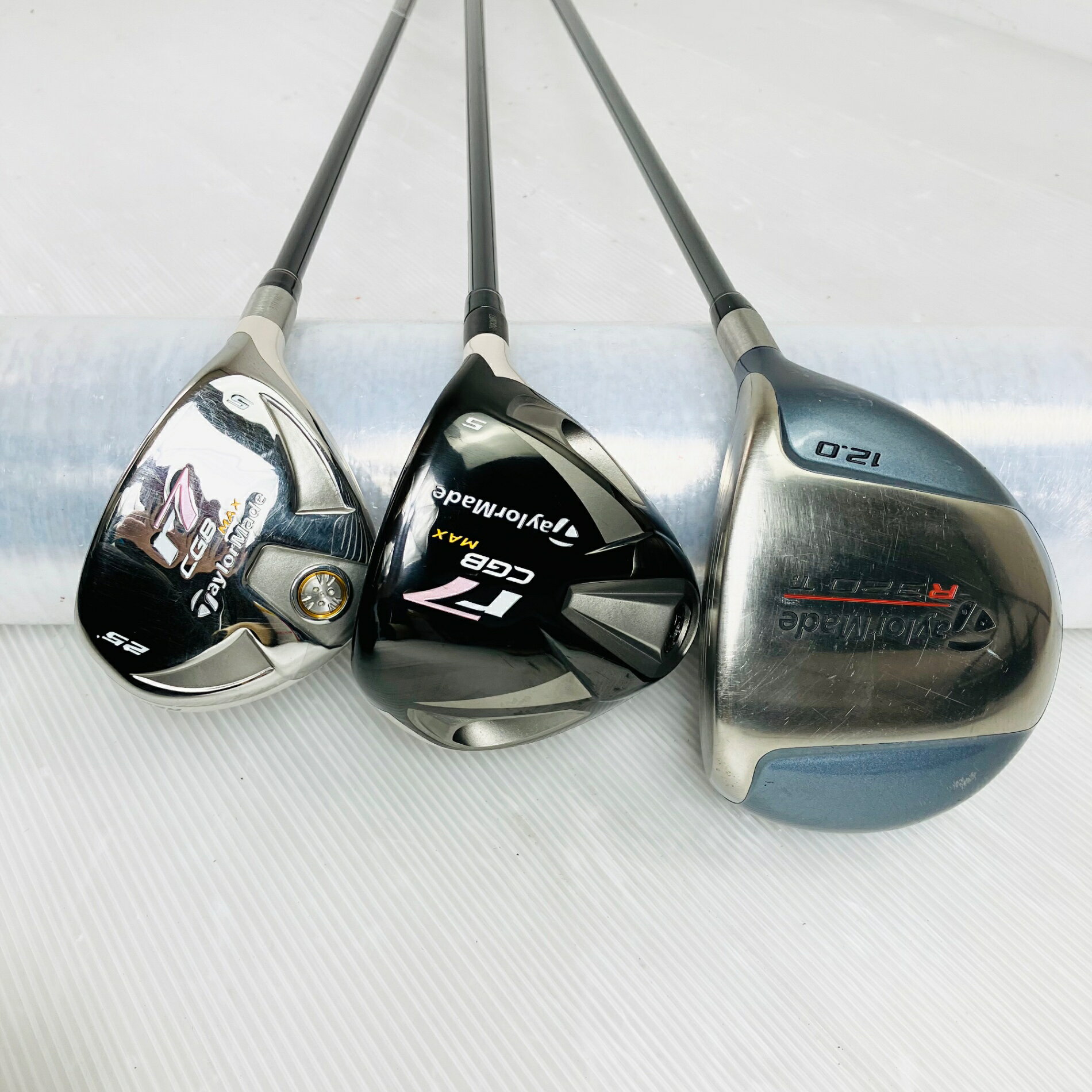 【保証付】【中古】 レディース TaylorMade テーラーメイド ブリヂストン ゴルフクラブセット ゴルフセット クラブセット 初心者 入門 右利き パター付 安価 86Y-112