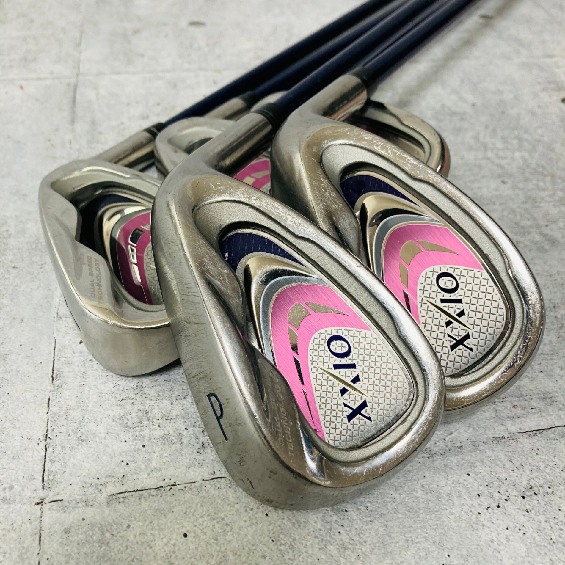 【保証付】【中古】 レディース DUNLOP ダンロップ XXIO 9 ゼクシオ ナイン レディス 5本 アイアン ゴルフ クラブ 初心者 入門 右利き