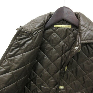 【中古】トラディショナルウェザーウェア Traditional Weatherwear キルティング ジャケット ブラウン 茶 34 レディース 【ベクトル 古着】 220113
