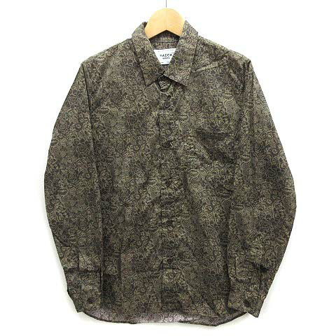 ヤエカ YAECA WRITE BUTTON SHIRT LIBERTY リバティ タナローン シャツ ブラウス 花柄 長袖 M MONO GATSBY 98153 美品 レディース  220805