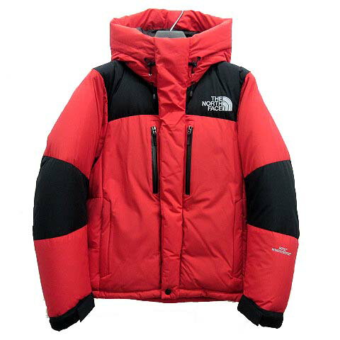 【中古】ザノースフェイス THE NORTH FACE バルトロライト ジャケット ダウンジャケット フード付き ND91641 TNFレッド XS メンズ 【ベクトル 古着】 220819