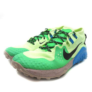 【中古】ナイキ NIKE ワイルドホース WILDHORCE 6 トレイル ランニング シューズ スニーカー BV7106-700 ライトグリーン 黄緑 27cm メンズ 【ベクトル 古着】 220829