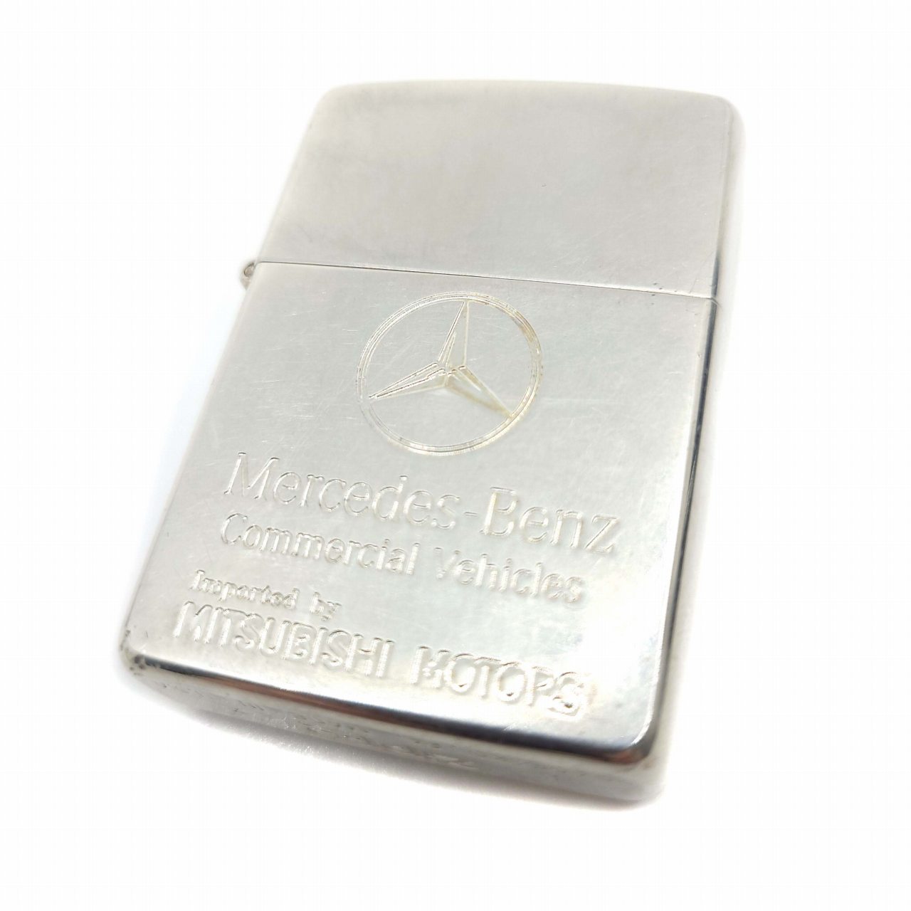 【中古】ジッポー ZIPPO メルセデスベンツ 三菱自動車 Mercedes Benz Imported by MITSUBISHI MOTORS ライター 1994年 【ベクトル 古着】 230428