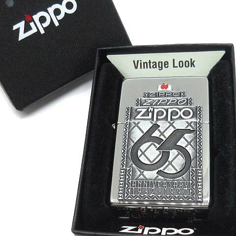 šۿƱ åݡ ZIPPO 65th Limited Edition ˥С꡼ǥ 饤 ᥿ץ졼 2015ǯ ڥ٥ȥ  230502