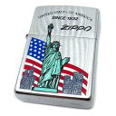 【中古】ジッポー ZIPPO アメリカ 自由の女神 星条旗 オイルライター 1998年 着火確認済み 【ベクトル 古着】 230715