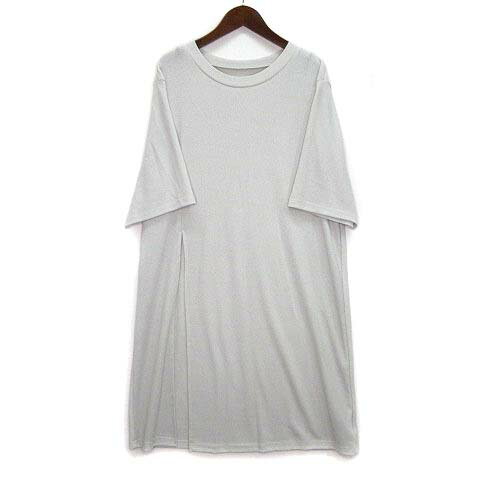 【中古】セレクトモカ SELECT MOCA スリットデザイン サマーニット ハーフスリーブ トップス 半袖 2021..