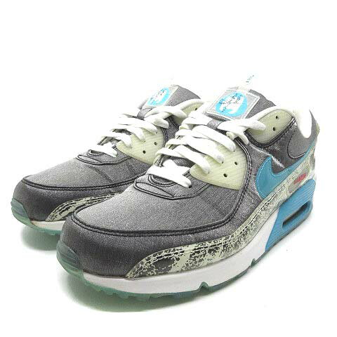 【中古】ナイキ NIKE ウィメンズ エアマックス90 スウッシュマート おにぎり AIR MAX 90 SE SWOOSH MART RICE BALL スニーカー DD5483-010 ブルー 29cm メンズ 【ベクトル 古着】 231002