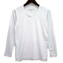【中古】エドウィン ゴルフ EDWIN GOLF ストレッチ カットソー 長袖 Tシャツ ロンT ホワイト 白 S メンズ 【ベクトル 古着】 231019(4)