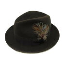 未使用品 ステットソン STETSON 150周年記念モデル フェルト 中折れ ハット 帽子 Saxon Felt Fedora Hat TFSAXN Cordova ダークブラウン 59cm 7 3/8 メンズ  231102