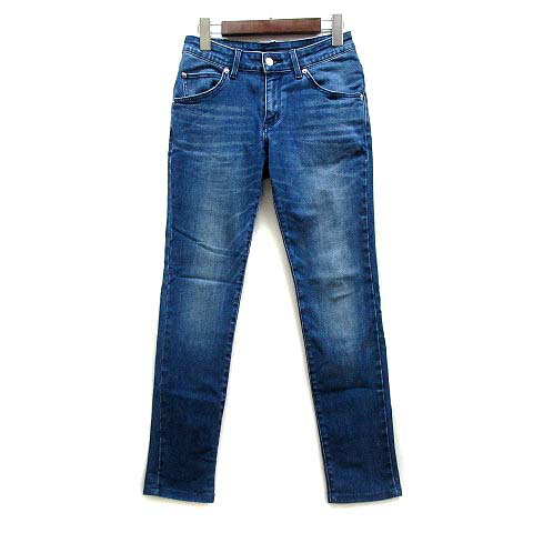 【中古】エドウィン EDWIN ストレッチ デニム パンツ スキニー ジーンズ GEY06 インディゴ XS レディース 【ベクトル 古着】 240205