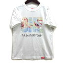 【中古】峰竜太 ワンガレージ ONE GARAGE サーフ グラフィックロゴ Tシャツ カットソー 半袖 白 ホワイト S 【ベクトル 古着】 240209