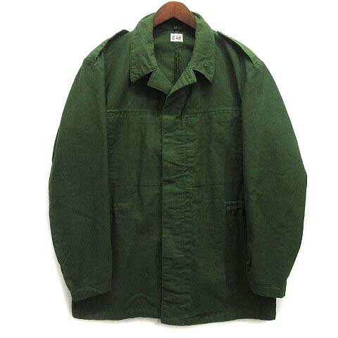 【中古】スウェーデン軍 M59 オーバードラグスロック ユーティリティ ジャケット フィールドコート 緑 グリーン C48 1978 70s ヴィンテージ メンズ 【ベクトル 古着】 240210表記サイズC48実寸サイズ肩幅：48cm　身幅：59cm　袖丈：59cm　着丈：76cm　　素材ポリコットン色グリーン状態目立ったダメージはなく、問題なくご使用いただける商品です。 ※あくまでも中古品ですので掲載写真や記載内容をご確認いただき、ご理解の上ご購入ください。商品のお問い合わせの回答を休止しております。＊各商品ページの商品詳細等をご確認の上ご購入ください。【中古】スウェーデン軍 M59 オーバードラグスロック ユーティリティ ジャケット フィールドコート 緑 グリーン C48 1978 70s ヴィンテージ メンズ 【ベクトル 古着】 240210状態ランク　”AB”詳細については、下記および「状態ランクについて」ページをご覧ください。未使用・新品の商品ほぼ新品同様の商品使用感が少なく、かなり状態の良い商品使用感はあるが、傷や汚れの少ない商品使用感の他、傷や汚れが見られる商品かなり大きな傷みがある難あり商品※S〜CランクはUSED品となりますので、使用感をご理解の上でご入札下さい。状態ランクについてinformation表記サイズC48実寸サイズ肩幅：48cm　身幅：59cm　袖丈：59cm　着丈：76cm　　素材ポリコットン色グリーン状態目立ったダメージはなく、問題なくご使用いただける商品です。 ※あくまでも中古品ですので掲載写真や記載内容をご確認いただき、ご理解の上ご購入ください。商品のお問い合わせの回答を休止しております。＊各商品ページの商品詳細等をご確認の上ご購入ください。本商品は一点物です他サイトや店舗にて販売している商品です。多少のお時間差にて欠品になることもございます。予めご了承頂ますようお願い致します。ベクトル・サイズガイドはこちらこの商品と同じブランドの商品を見る