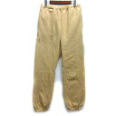 【中古】ミディアム スポーツウエア MEDIUM SPORTSWEAR Olde Homesteader ウォームアップ パンツ WARMUP PANTS Regular クリーム メンズ 【ベクトル 古着】 240506