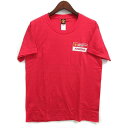 【中古】カゴメ マンチェスターユナイテッド リジェネレーション チャレンジ プロジェクト 2013 Tシャツ カットソー 半袖 レッド 赤 L 美品 メンズ 【...