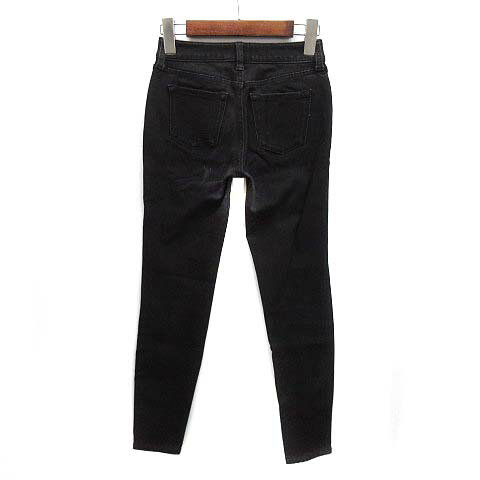 【中古】アズールバイマウジー AZUL by moussy アパーフェクト デニム エアー2 ストレッチ スキニー パンツ ジーンズ A PERFECT DENIM AIR 2 ブラック 黒 XS 250EAA12-194K-1 レディース 【ベクトル 古着】 240819