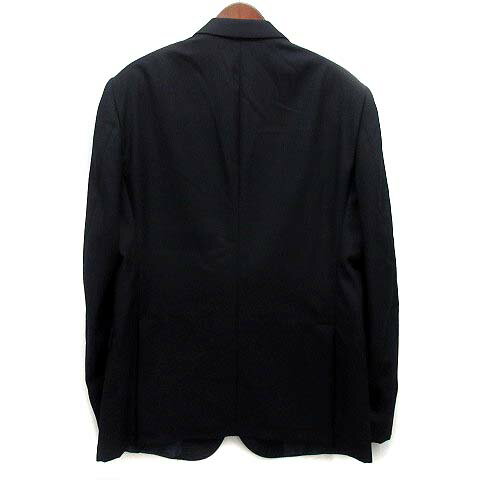 【中古】エンポリオアルマーニ EMPORIO ARMANI 新品同様 M LINE スーツ 上下 セット 0.5柄 2B ジャケット パンツ 紺 ネイビー 52 メンズ 【ベクトル 古着】 240922