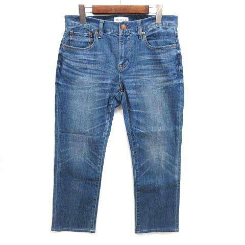 【中古】23区 DENIM オンワード樫山 ボーイフィット デニム パンツ ストレッチ ジーンズ 2021SS ウォッシュドブルー系 40 PR23IM1202 レディース 【ベクトル 古着】 241023