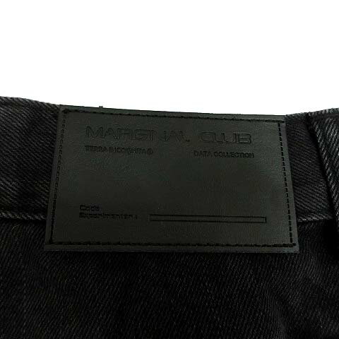 【中古】TERRAINCOGNITA ウォッシュド フレア デニム パンツ ジーンズ ブラック 黒 S メンズ 【ベクトル 古着】 241024