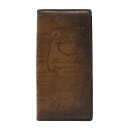 【中古】ベルルッティ Berluti サンタル SANTAL カリグラフィ 二つ折り 長財布 スクリットレザー ロングウォレット 小銭入れあり ブラウン メンズ 【ベクトル 古着】 241129(4)