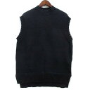 【中古】アメリカンホリック AMERICAN HOLIC ダメージ ニット ベスト モックネック ネイビー 紺 L HA27L2X0300 レディース 【ベクト...