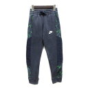 【中古】ナイキ NIKE スウェット ウィンターライズド パンツ ボア 切替 DJ5516-437 サンダーブルー XS 子供服 キッズ 【ベクトル 古着】 2...