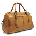 【中古】ベルルッティ Berluti マダムオルガ期 レザー ボストン バッグ 裏地スクリット柄 ブラウン ☆AA★ メンズ 【ベクトル 古着】 250308