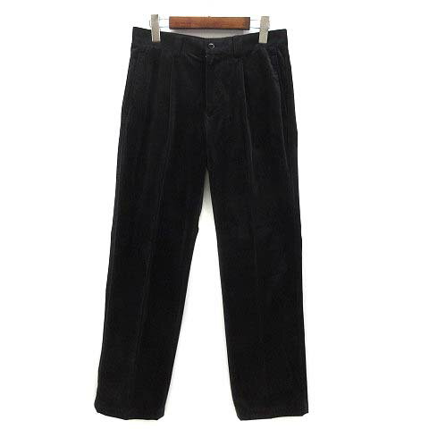 【中古】シンプルライフ SIMPLE LIFE コーデュロイ パンツ ワンタック ブラック 黒 79 メンズ 【ベクトル 古着】 250318 【中古】シンプルライフ SIMPLE LIFE コーデュロイ パンツ ワンタック ブラック 黒 79 メンズ 【ベクトル 古着】 250318