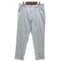 【中古】プーマ PUMA ゴルフ ストレッチ ツイル スラックス パンツ DRYCELL 吸水速乾 579153 グレー XL メンズ 【ベクトル 古着】 250404