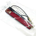 【中古】未使用品 グッチ GUCCI 未開封 携帯 モバイルストラップ Gロゴ レザー レッド 121067 【ベクトル 古着】 250414(2)